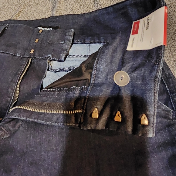 NWT Express denim perfect jeggings/skinny jeans size 14short - Picture 3 of 7